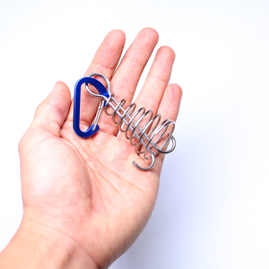 Yisen สมอบนดาดฟ้าปรับแต่งได้พร้อมตะขอยึดเชือกลมแบบพกพา - Product Image 2