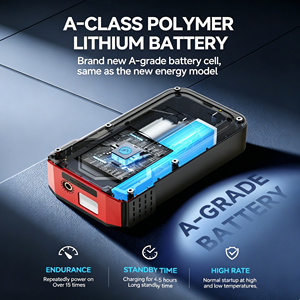 Démarreur de batterie de <span class=keywords><strong>voiture</strong></span> 12V portable de luxe avec quatre fonctions combinées, batterie externe pour smartphone et compresseur d'air - Product Image 6