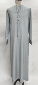 Mode hommes <span class=keywords><strong>arabe</strong></span> caftan broderie émirat omanais Robe Durable élégant Vintage Style Thobe pour les musulmans doux vêtements d'été - Product Image 5
