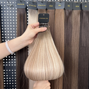 Extensioni di <span class=keywords><strong>Capelli</strong></span> Umani 100% Senza Grovigli, da Singolo Donatore, <span class=keywords><strong>Capelli</strong></span> Europei Genius Weft - Product Image 5