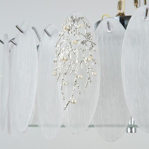 Iron <b>Ceiling</b> <b>light</b> Nordic Luxury Hotel Dining Room Pendant Chandelier <b>Modern</b> Feather Glass Crystal <b>Light</b> for Home Decor - Product Image 3