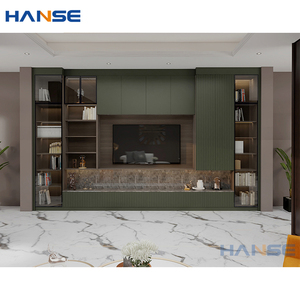 Cheap price wood tv cabinets furniture set custom made european modern livingroom plywood tv storage cabinet design