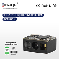 MA608 Módulo Escáner de Códigos de Barras Multifunción Todo en Uno, Lector de Códigos QR, Escaneo de Alta Velocidad USB/COM 1D/2D, 100 Escaneos/seg, Pantalla