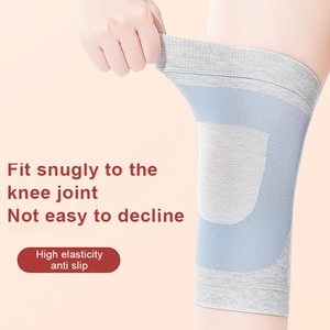 Genouillère de compression respirante en polyester fin pour l'été, pour hommes et femmes, soutien pour déchirure du ménisque, course à pied et entraînement - Product Image 4