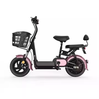 Vélo électrique 24 pouces avec panier 350W 48V 13Ah moteur puissant pour les trajets en ville et la saleté