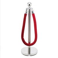 Hôtel banque file d'attente pôle ligne diviseur support poste en acier inoxydable bollard stanchion barrière