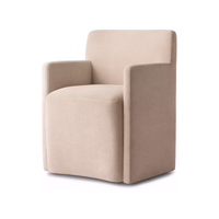 Chaise de salle à manger élégante en bois, fauteuil avec structure en bois massif naturel, matériau écologique, mobilier d'intérieur pour banquets et villas