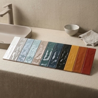 Carreaux en céramique pour la maison 75*300mm, carreaux de couleur style métro pour les murs de la salle de bain, intérieur