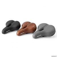 Selle de vélo durable en PU + acier laminé alvéolé, coussin super doux avec fonction chauffante pour VTT, route, triathlon et course cycliste