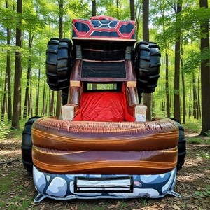 Castillo Inflable, Brincolín Inflable <span class=keywords><strong>Happy</strong></span> <span class=keywords><strong>Hop</strong></span>, Castillo Inflable con Diseño de Camioneta Monstruo, Brincolín Inflable - Product Image 1