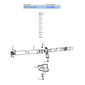 <span class=keywords><strong>Arbre</strong></span> de <span class=keywords><strong>transmission</strong></span> arrière de haute qualité 05273310AB pour <span class=keywords><strong>Jeep</strong></span> Compass/Patriot 2007-2016 avec garantie de 3 ans - Product Image 6