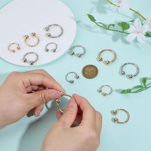Sizes Pcs C Shape Buckle For Hat Metal Ring Clasps Gold Silver <b>Snap</b> <b>Hooks</b> Round <b>Hook</b> Closure Decorative <b>Snap</b> Rings For Baseball - Product Image 3