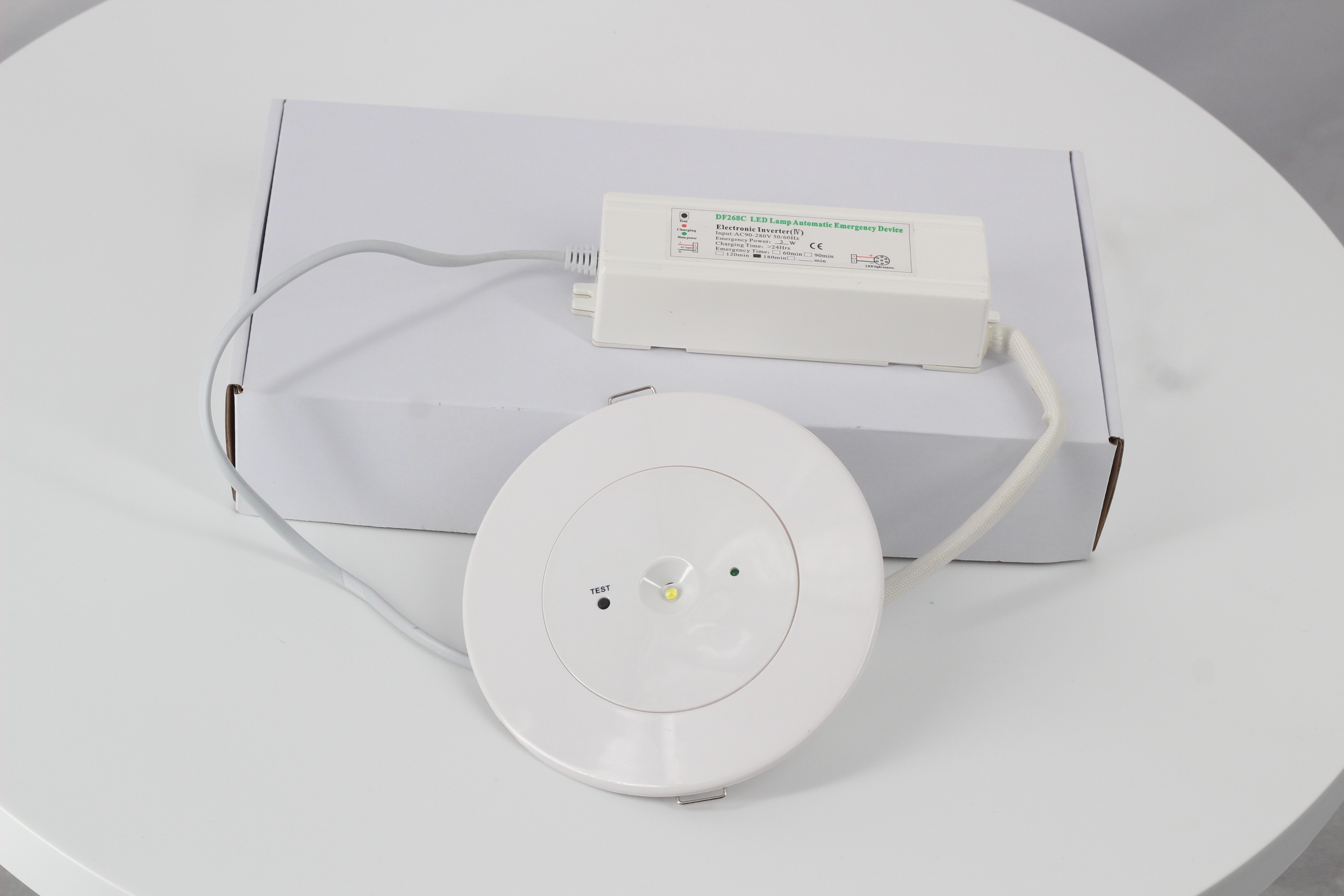 Ceiling Recessed Mounted LED Emergency Light emergency 3W 3hours with CE SAA ROHS certificate