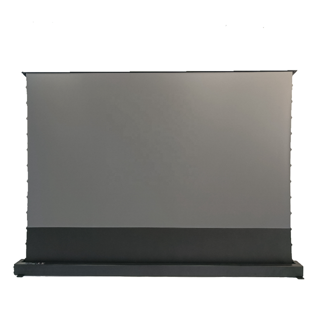 120 Inch Floor Rising Alr Projector Screen Ust Motorized for Ultra Short Throw Laser Projector