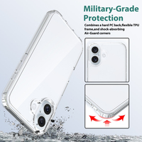 Étui de téléphone portable en acrylique transparent exclusif anti-rayures et antichoc pour Google Pixel 10 10A 6 7 8 9 Pro, coque transparente