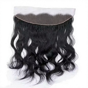Indien Grade 10A Vierge Vague D'eau Crépus Droite Afro Double Trame Frontale Perruque Profonde Vietnamien Fermeture Femmes Extensions Humaines - Product Image 1