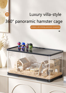 Hamster Kafesi Plastik Kulübe Villa Şinşilla Altın Hamster Tavşan Ekstra Büyük Hamster Kafesi Üreme Kutusu Evcil Hayvan Evi - Product Image 2