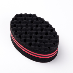 Éponge <span class=keywords><strong>magique</strong></span> pour cheveux bouclés, pour la coiffure africaine, éponge à cheveux avec trous - Product Image 2
