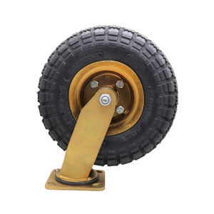 SS Xe Đẩy Hành Lý Khách Sạn 10 Inch 250Mm Bánh Xe Xoay Khí Nén - Product Image 1