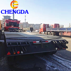 Bas prix nouvelles remorques de camion d'occasion 4 essieux bas <span class=keywords><strong>conteneur</strong></span> à plat Cargo semi-remorque à <span class=keywords><strong>vendre</strong></span> - Product Image 3