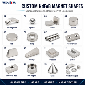 <span class=keywords><strong>Magneti</strong></span> al Neodimio Curvi N52SH per Motori Outrunner di Droni Compatti <span class=keywords><strong>e</strong></span> Fornitura per Produzione Ripetuta - Product Image 6