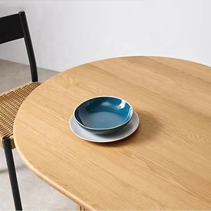 İskandinav katı ahşap oval masa ev yemek masası yaratıcı ışık lüks günlük sehpa tasarımcı yaratıcı tezgah - Product Image 4