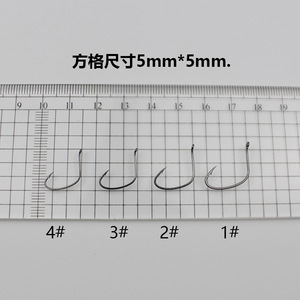 50pcs thép carbon cao thép gai Snapper <span class=keywords><strong>Hooks</strong></span> True Snapper lure cho câu cá biển của cá bass cá đối cá đối Đen Snapper - Product Image 5