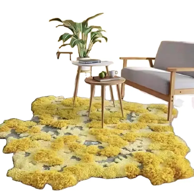 שטיח ירוק מקסים שטיח רצפת קטיפה נוח שטיח אזוב עיצוב הבית שטיח צבעוני בסלון
