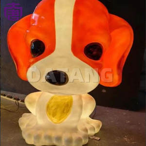 Lampe zodiacale en forme de chien 3D pour la décoration de parcs et de jardins en extérieur, lumières de Noël IP65, éclairage décoratif à motifs - Product Image 3