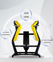 Máquina de remo sentado con carga de placas de acero de grado comercial TOPTONS con brazos y respaldo, características de seguridad para ejercicios, equipo de fitness