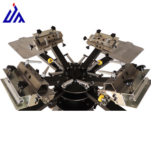 4 Màu 4 Trạm Tshirt Carousel Quần Áo Máy Tính Để Bàn Mhm T-shirt Quay Lụa Màn Hình Máy In Cho Dệt May - Product Image 2