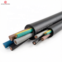 Kabel Tembaga Fleksibel Tugas Berat YC Berlapis Karet 450/750V Tahan Cuaca Inti Tahan Api