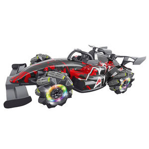 Voiture télécommandée Formule F1 4x4 avec lumières et effets sonores, pour enfants, pour jouer en intérieur et en extérieur, prête à l'emploi - Product Image 1