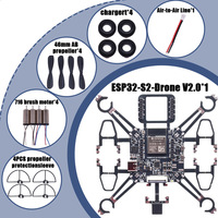 ESP32 S2 Placa PCB Integrada para Dron de 6 Ejes, Controlador de Vuelo Todo en Uno con WiFi, Programación Educativa STEM DIY