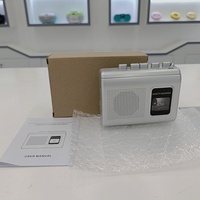 Prêt à être expédié, nouveau lecteur de cassette portable classique avec microphone intégré