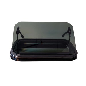 Ventana Abatible Económica de Vidrio Templado <span class=keywords><strong>para</strong></span> Autocaravana, Remolque o Caravana, con Opacidad/Rejilla, Venta Directa de Fábrica, 500*350 mm - Product Image 2