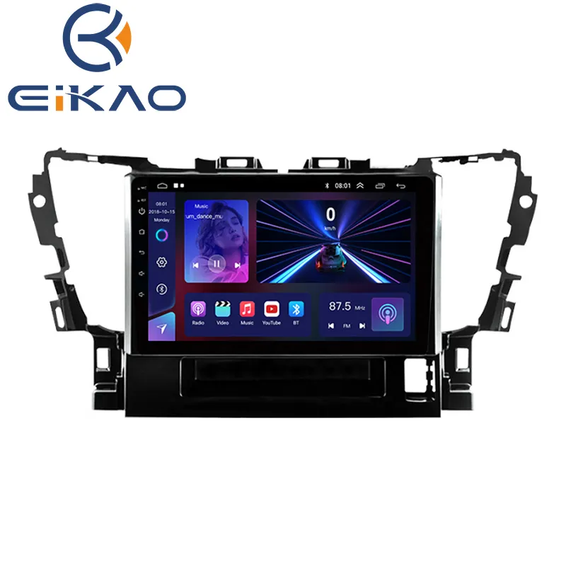 Stereo Android auto Radio mobil 10 inci nirkabel Carplay mobil Dashcam sistem Audio DVD MP5 Player untuk Toyota Alpha 2015