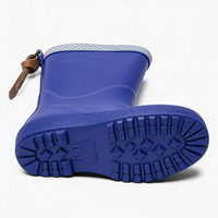 Bottes de pluie en caoutchouc pour femmes et hommes, imperméables en PVC, séchage rapide, bottes de sécurité en tissu