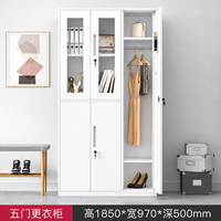 Casier en acier métallique avec porte vitrée, armoire de rangement verrouillable pour personnel de bureau, salle de sport, école, dortoir, armoire, fourniture d'usine OEM ODM