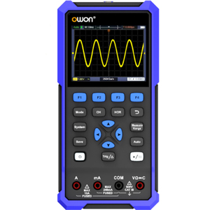 Oscilloscope portable multifonctionnel HDS272S, fréquence d'échantillonnage 250MS/s, largeur de bande 70MHz, multimètre 4,5 chiffres - Product Image 1
