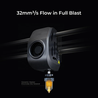 K1 asli kecepatan cetak cepat 600mm/S pelevelan otomatis tertutup inti besar-xy Desktop FDM pencetak 3D