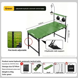 Cuisine extérieure en aluminium pour la <span class=keywords><strong>randonnée</strong></span>, la pêche, le camping, le barbecue, table de pique-nique pliable, portable, multifonctionnelle, légère - Product Image 6