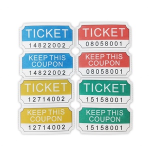 Billets de tombola personnalisés en rouleau – Prix usine - Product Image 2