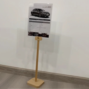 ขาตั้งโปสเตอร์ตั้งโต๊ะทำจากโลหะแบบยืดหดได้พร้อมคลิปบอร์ด KT สำหรับโฆษณาประเภทโฆษณา - Product Image 5