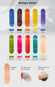 Roulez comme un pro, personnalisez comme un champion! Planche de skate professionnelle vierge pour les planches Ultimate Performance Old School - Product Image 5