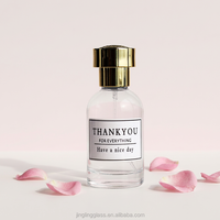 Botol Parfum Kaca Silinder Bening Warna Pink Laris Manis 30ml 50ml 100ml Tutup Emas Pompa Semprot dengan Kotak Tabung Elegan untuk Wanita