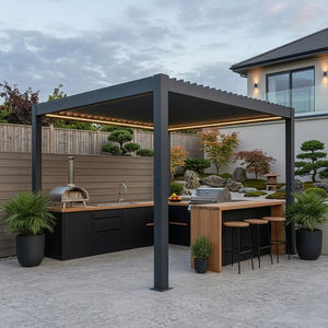 Cocina Exterior de Acero Inoxidable SS304 de Nuevo Diseño con Pérgolas de Aluminio, Cocina de Jardín Personalizada Resistente al Fuego para Patio Trasero - Product Image 2