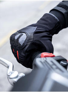 Accesorios para Motocicletas, Guantes de Motociclismo con Forro Polar Impermeables y Resistentes al Viento para Invierno, con Pantalla Táctil - Product Image 3