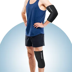 CSI Patented Gel Reusable Flexible Ice Sleeve For Arm Leg Hot Cold Compression Wrap Gel Freeze Sleeve