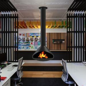 Nouveau produit, style personnalisé, cheminée suspendue à l'éthanol ou poêle à bois, chauffage intérieur - Product Image 5